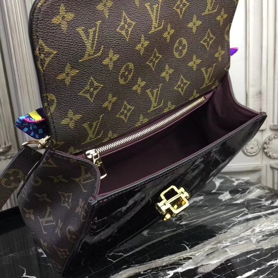 Louis Vuitton Original Monogram Vernis Tote Bag CHERRYWOOD 53352 purple