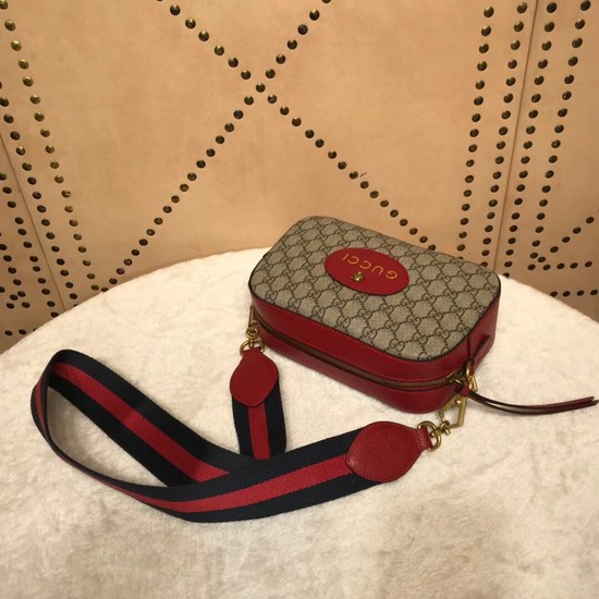 Gucci GG ophidia Canvas Messenger Bag 476466 Red