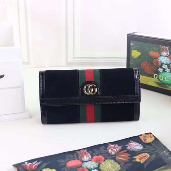 Gucci Ophidia continental wallet 523153 black