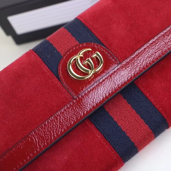 Gucci Ophidia continental wallet 523153 red