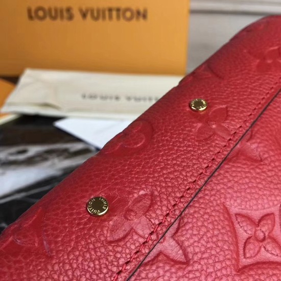 Louis Vuitton Original Monogram Empreinte Metis Wallet 62459 red