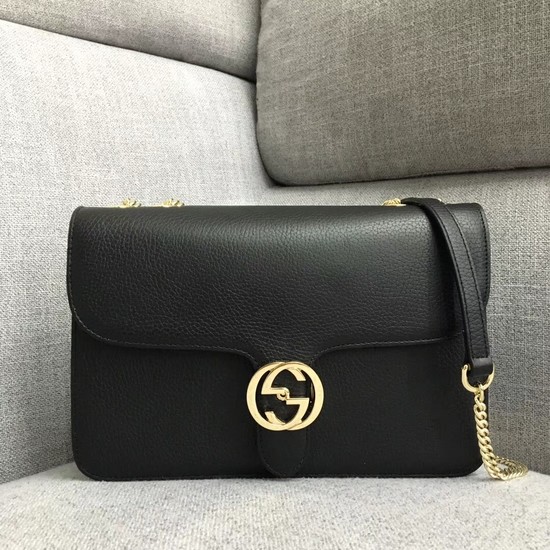 Gucci GG Cowhide top quality Shoulder Bag 510303 black