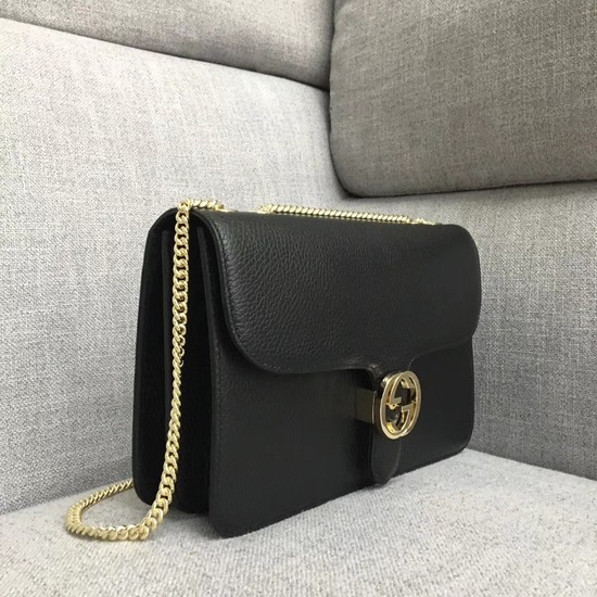 Gucci GG Cowhide top quality Shoulder Bag 510303 black