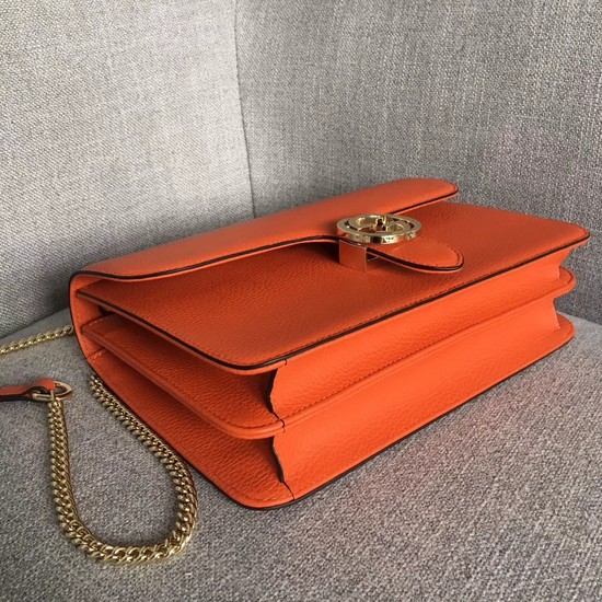 Gucci GG Cowhide top quality Shoulder Bag 510303 orange