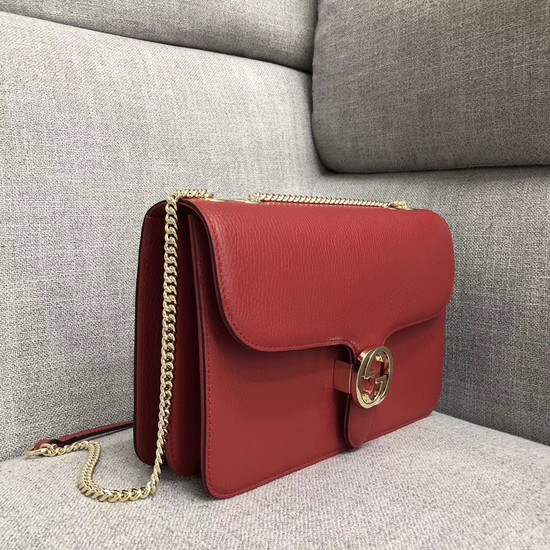 Gucci GG Cowhide top quality Shoulder Bag 510303 red