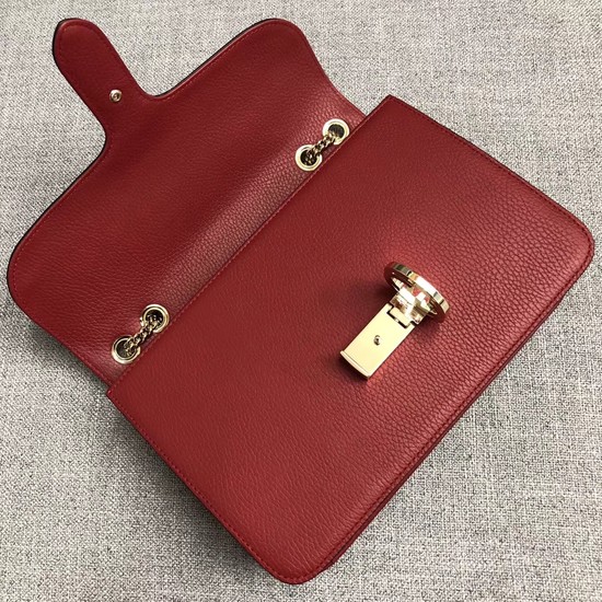 Gucci GG Cowhide top quality Shoulder Bag 510303 red