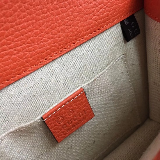 Gucci GG Cowhide top quality Shoulder Bag 510304 orange