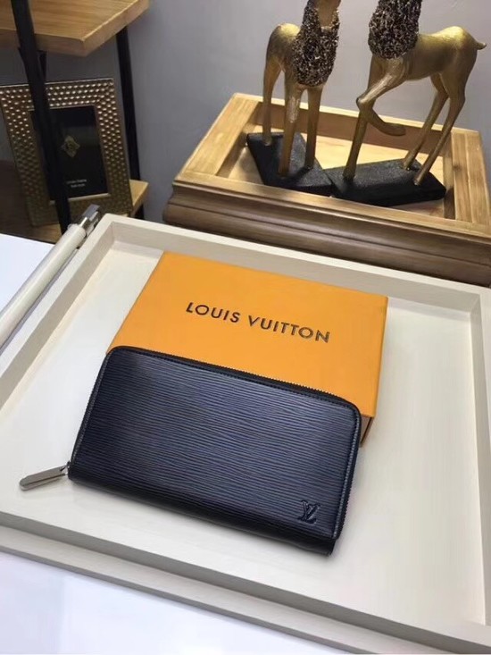 Louis Vuitton EPI leather Zippy Wallet 67267 black