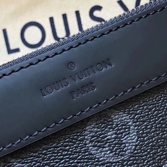 Louis Vuitton Monogram Canvas Clutch Bag POCHETTE APOLLO 61692 black