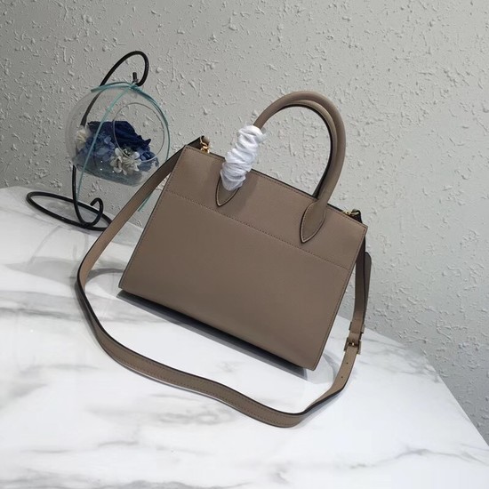 Prada saffiano lux tote original leather bag bn4458 apricot