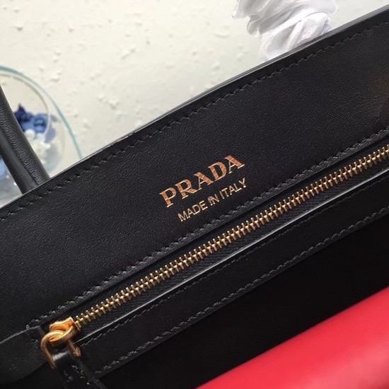 Prada saffiano lux tote original leather bag bn4458 black