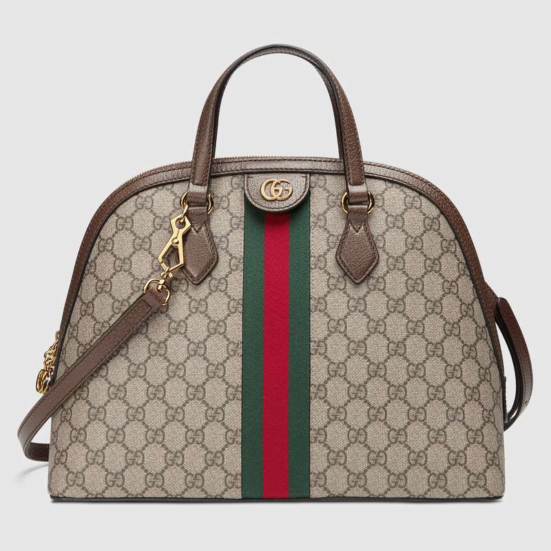 Gucci Ophidia GG medium top handle bag 524533 brown