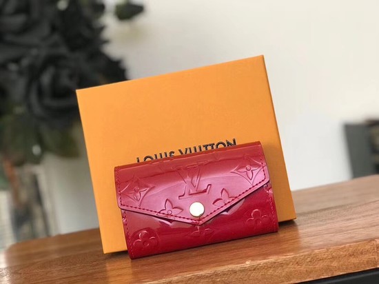 Louis Vuitton Monogram Vernis 6 KEY HOLDER 90900 red