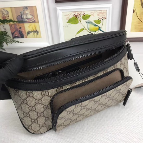 Gucci Soft GG Supreme belt bag 406372 black