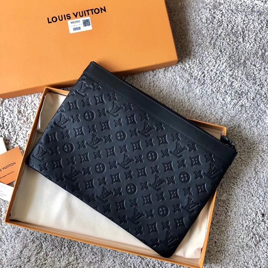 Louis Vuitton Clutch Bag POCHETTE APOLLO 62903 black