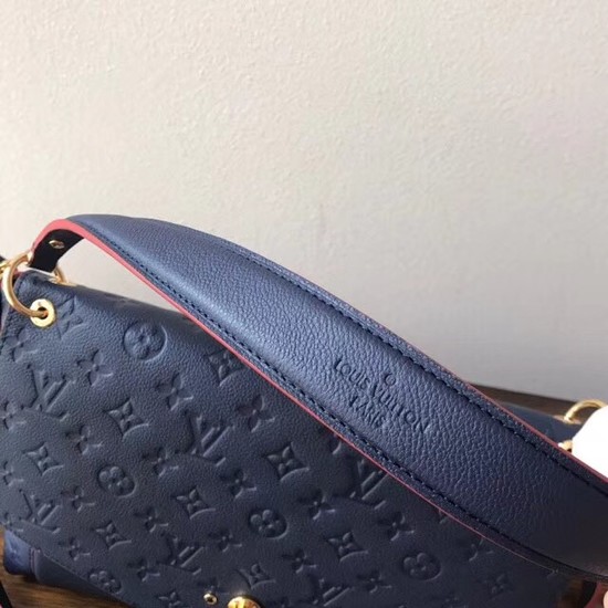 Louis Vuitton Monogram Empreinte BLANCHE M43618 Navy-blue