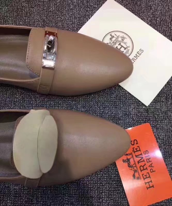 Hermes Casual Shoes HO780365 Camel