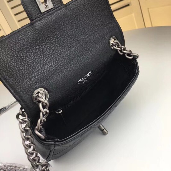 Chanel mini Leather cross-body bag 7739 black