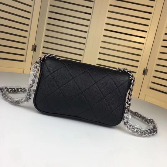 Chanel mini Leather cross-body bag 7739 black