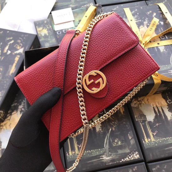 Gucci GG Marmont cross-body bag 510314 red