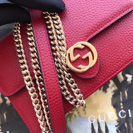 Gucci GG Marmont cross-body bag 510314 red