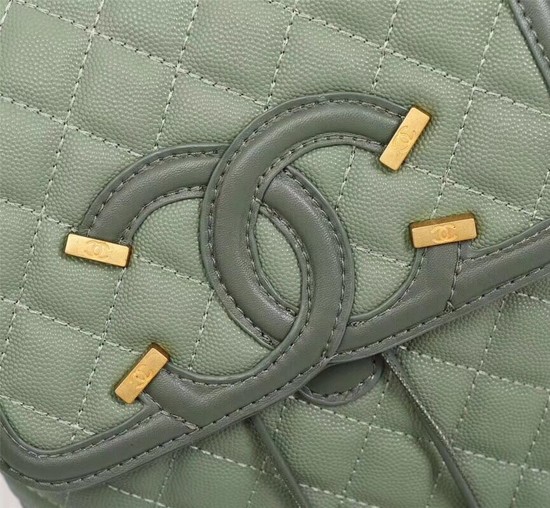 Chanel Caviar Leather Backpack 83430 green