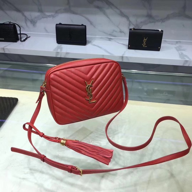 Saint Laurent Lou Medium Camera Bag 520534 red