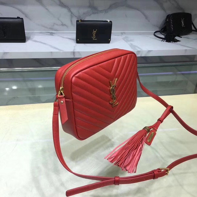 Saint Laurent Lou Medium Camera Bag 520534 red