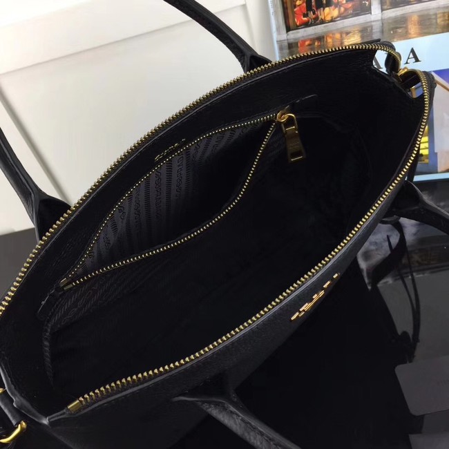 Prada calf leather bag 1BA157 black