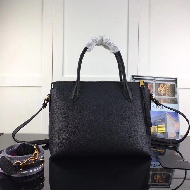 Prada calf leather bag 1BA157 black