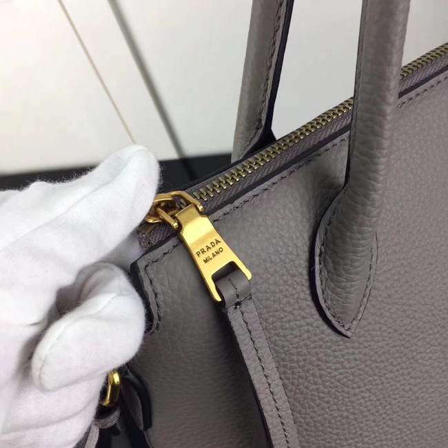 Prada calf leather bag 1BA157 grey