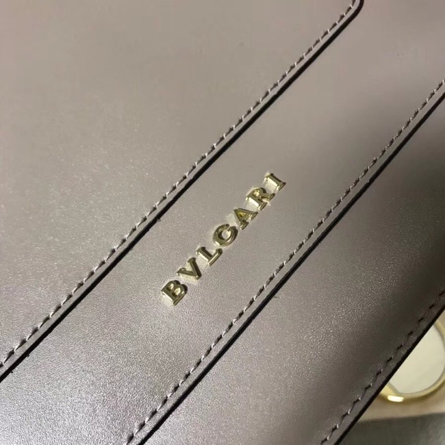 BVLGARI Serpenti leather shoulder bag 14632 grey