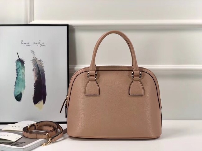 Gucci GG Calf leather top quality tote bag 449662 apricot