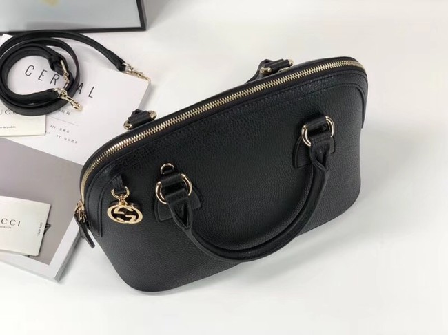 Gucci GG Calf leather top quality tote bag 449662 black