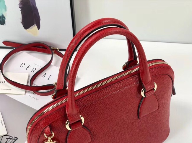 Gucci GG Calf leather top quality tote bag 449662 red