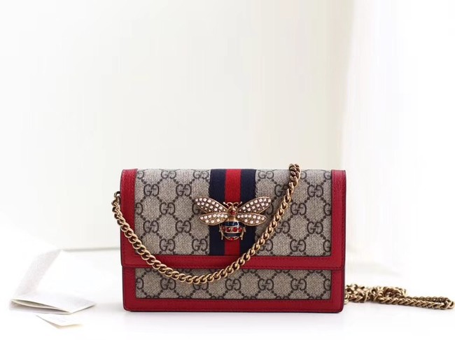 Gucci Queen Margaret GG mini bag 476079 red