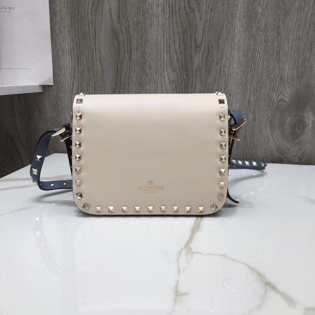 Valentino Original Leather cross-body bag 0936M blue&white