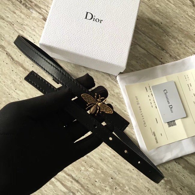 Dior BEE BELT CALFSKIN B0387 black