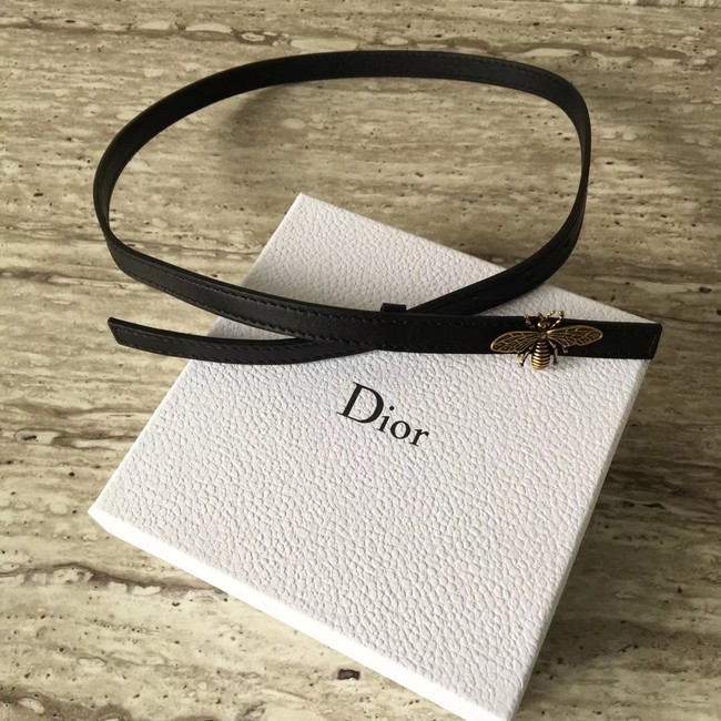 Dior BEE BELT CALFSKIN B0387 black