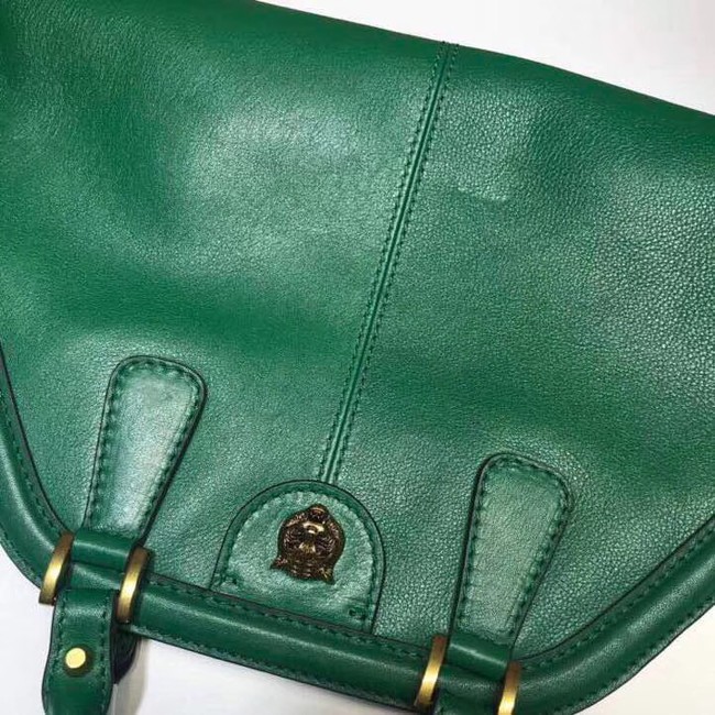 Gucci RE medium top handle bag Style 516459 green