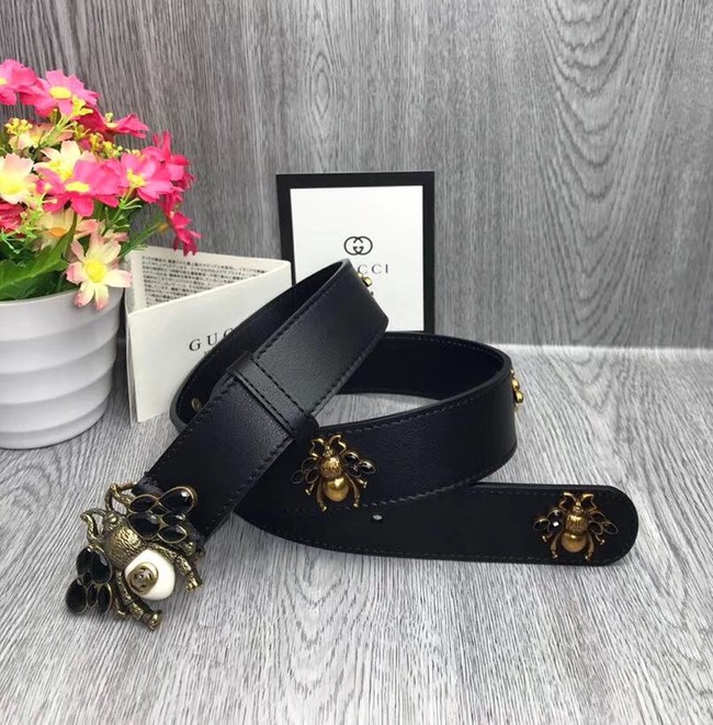 Gucci leather belt 476462 black