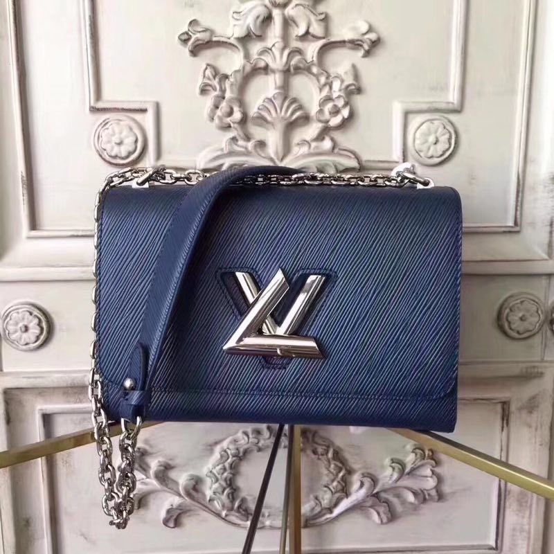 Louis Vuitton TWIST EPI Leather Bag 50271 Blue