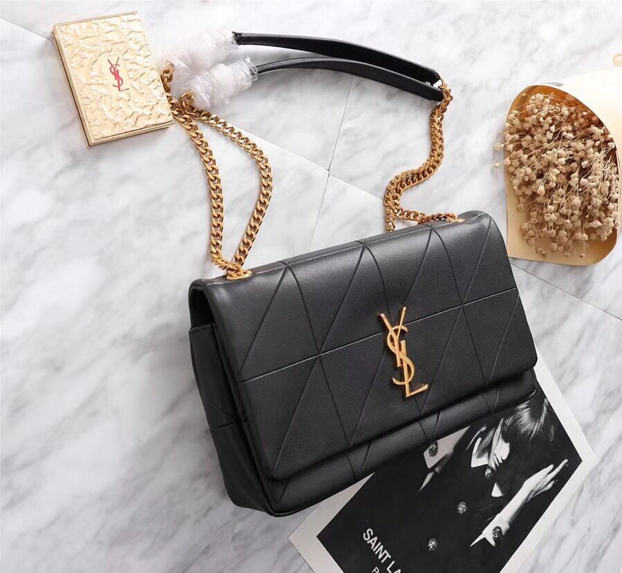 SAINT LAURENT Jamie monogram leather shoulder bag 2833 black