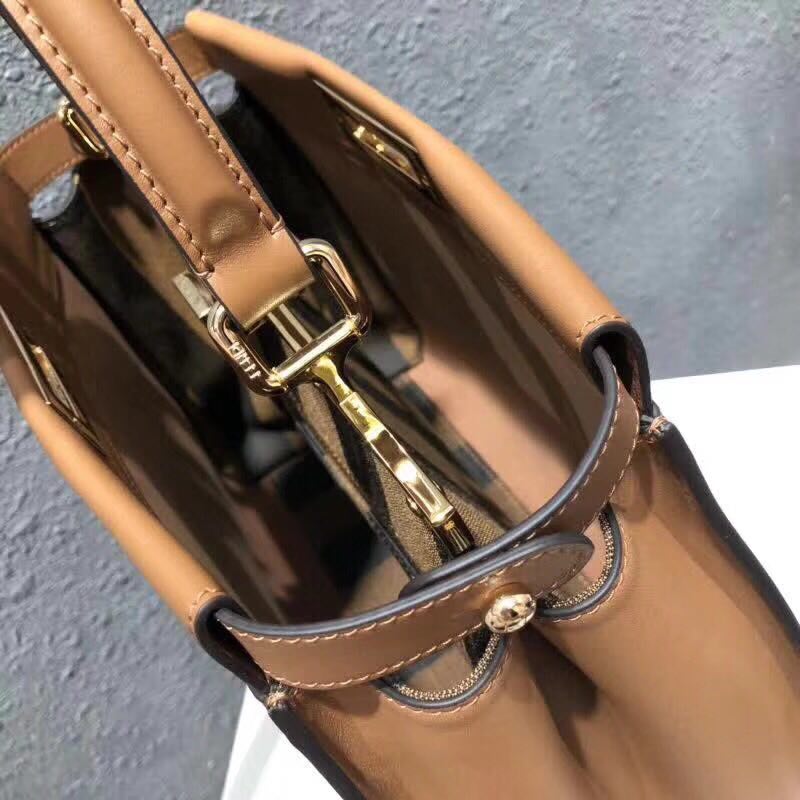 Fendi PEEKABOO Tote Bag 3559 brown