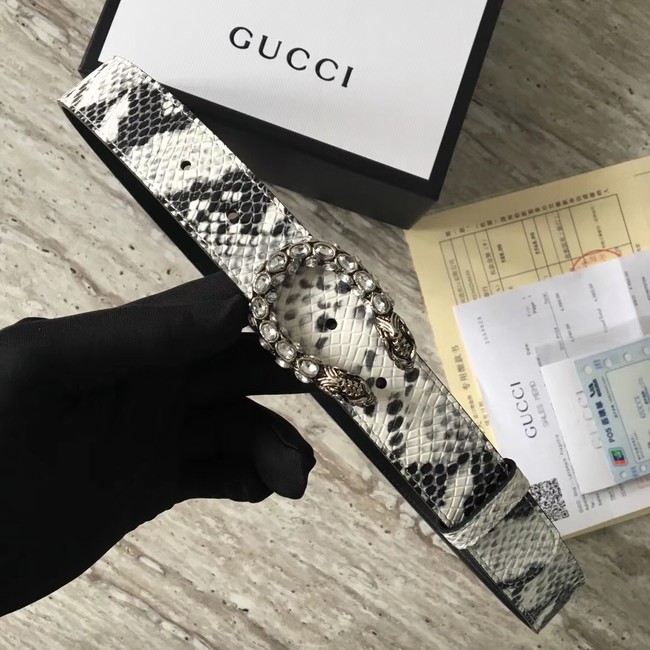 Gucci Snakeskin belt with Horsebit A488940