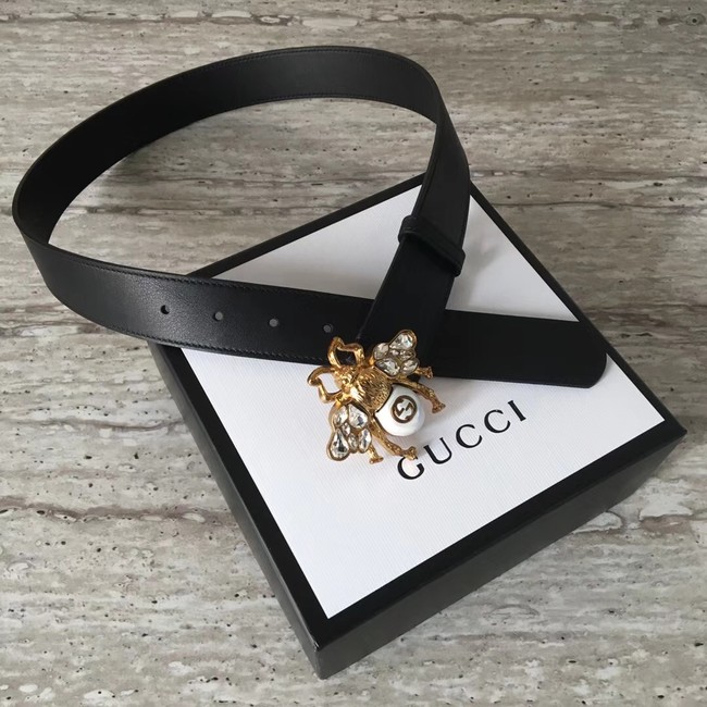 Gucci leather belt 499638 black