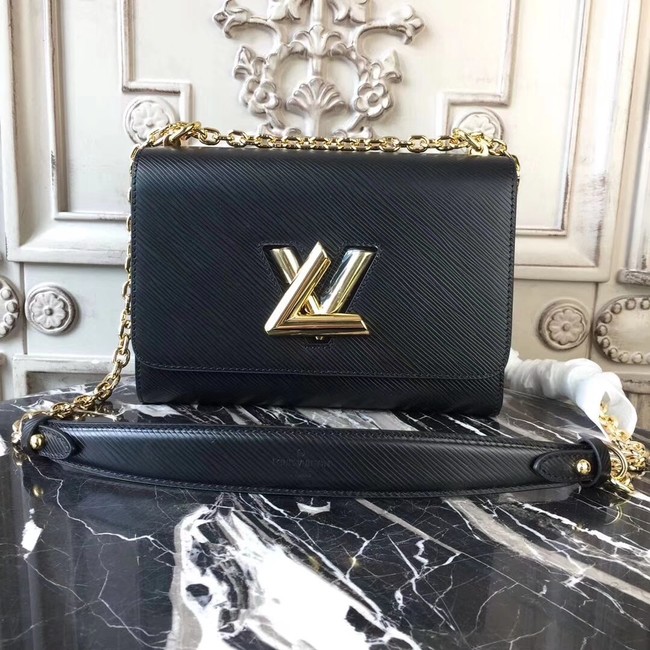 Louis vuitton original epi leather TWIST MM M50332 black