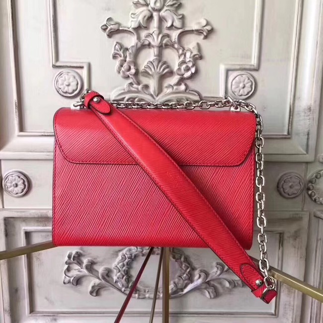 Louis vuitton original epi leather TWIST MM M50332 red