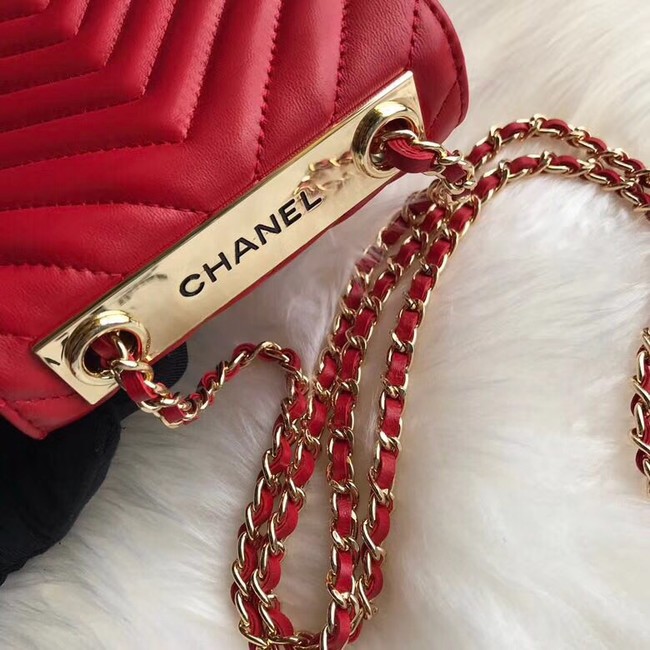 Chanel Flap Original Mobile phone bag 55698 red