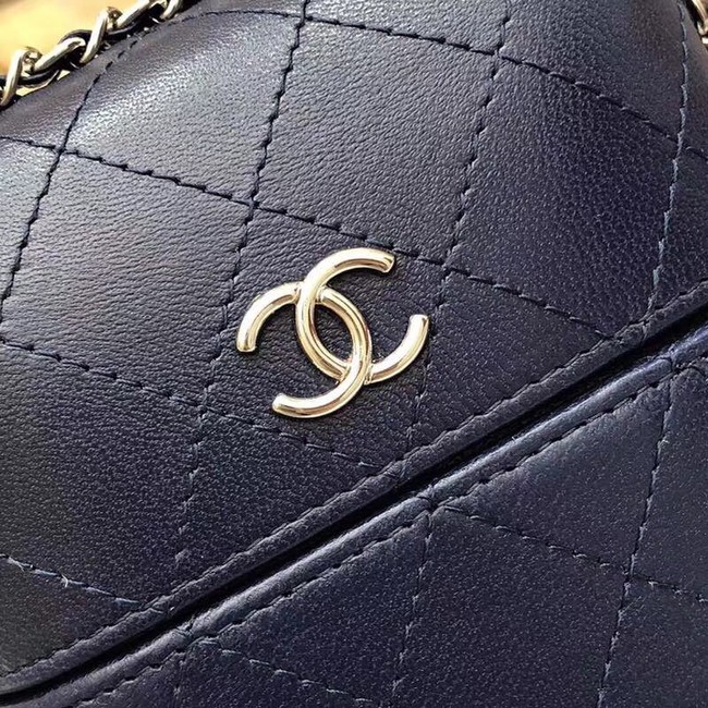 Chanel Flap Original Mobile phone bag 55699 dark blue